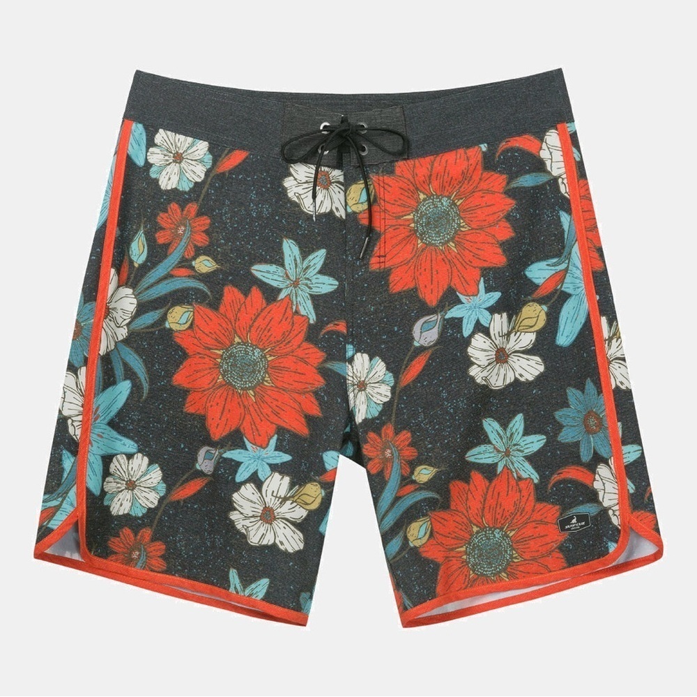 Surfcuz Floral 4 Way Stretch Board Shorts Size 36